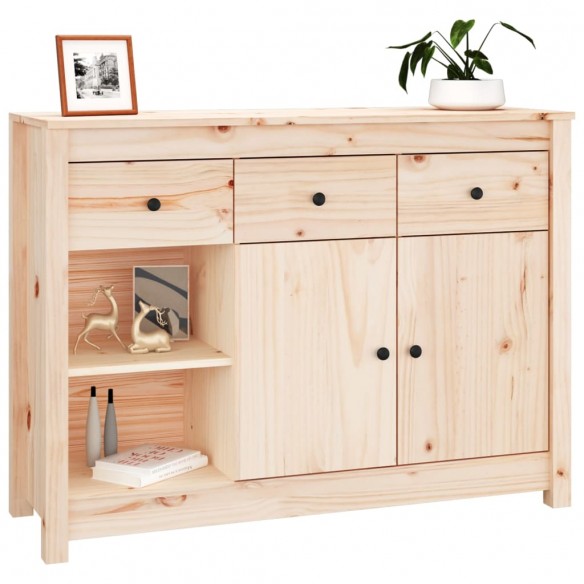 Buffet 100x35x74 cm Bois massif de pin