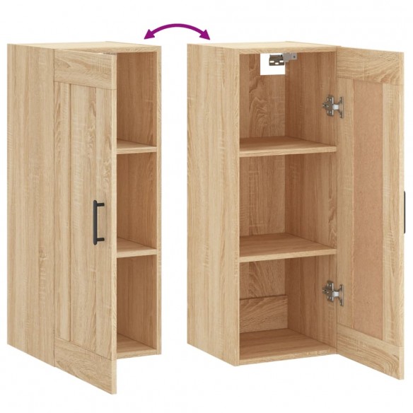 Armoire murale chêne sonoma 34,5x34x90 cm bois d'ingénierie