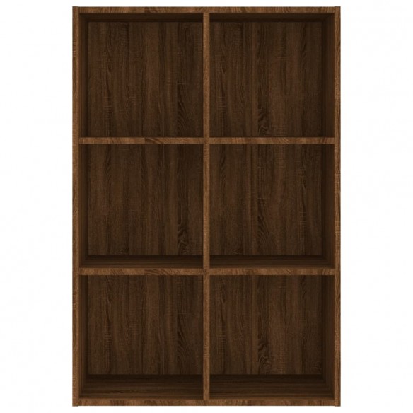 Bibliothèque/Buffet Chêne marron 66x30x98 cm Bois d'ingénierie