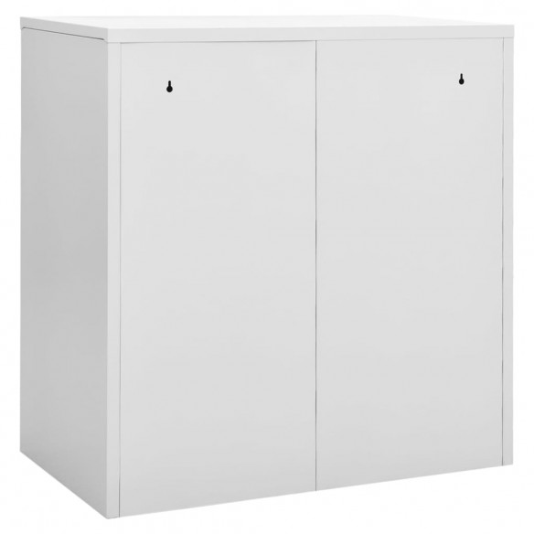 Armoire à casiers Gris clair 90x45x92,5 cm Acier