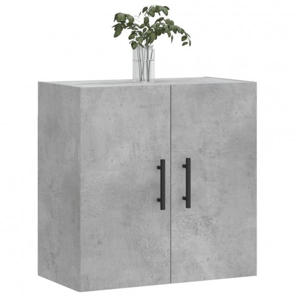 Armoire murale gris béton 60x31x60 cm bois d'ingénierie