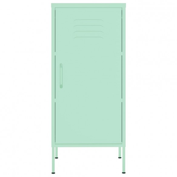 Armoire de rangement Vert menthe 42,5x35x101,5 cm Acier