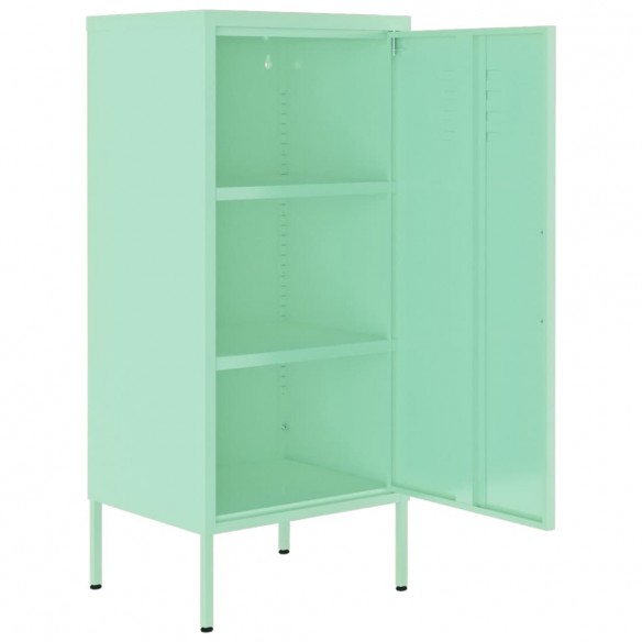 Armoire de rangement Vert menthe 42,5x35x101,5 cm Acier