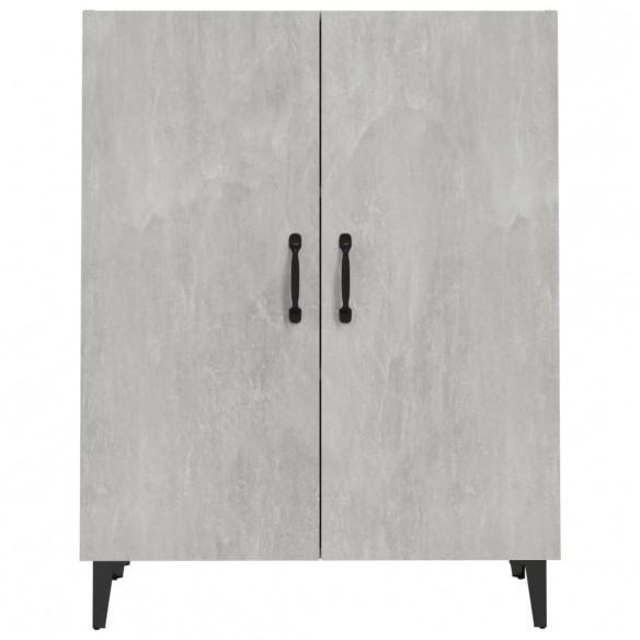 Buffet Gris béton 70x34x90 cm Bois d'ingénierie