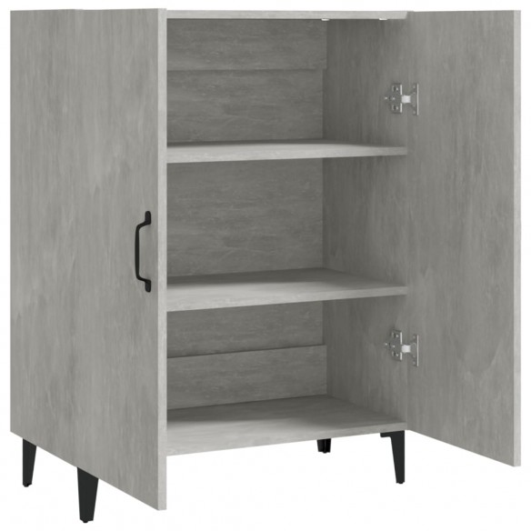 Buffet Gris béton 70x34x90 cm Bois d'ingénierie