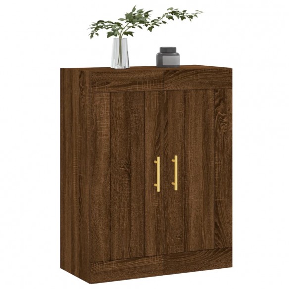 Armoire murale chêne marron 69,5x34x90 cm bois d'ingénierie