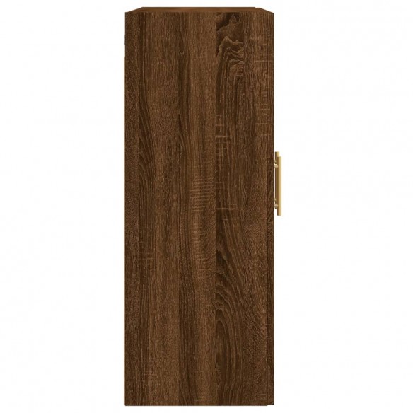 Armoire murale chêne marron 69,5x34x90 cm bois d'ingénierie