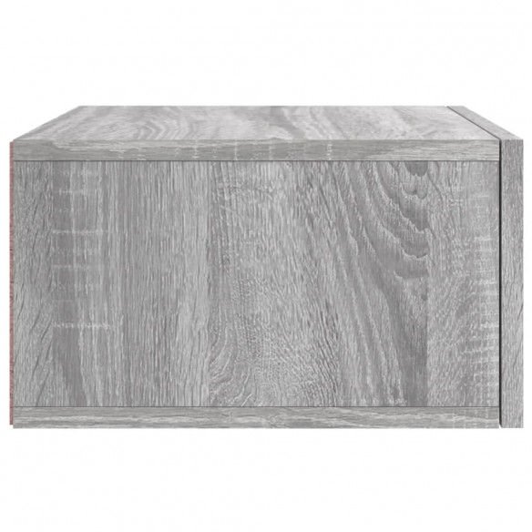 Tables de chevet murales 2 pcs sonoma gris 35x35x20 cm