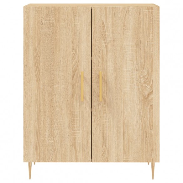 Buffet haut Chêne sonoma 69,5x34x180 cm Bois d'ingénierie