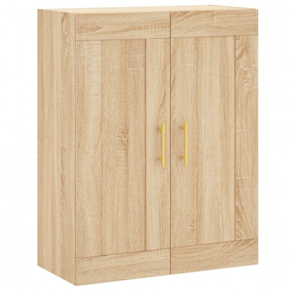 Armoire murale chêne sonoma 69,5x34x90 cm bois d'ingénierie