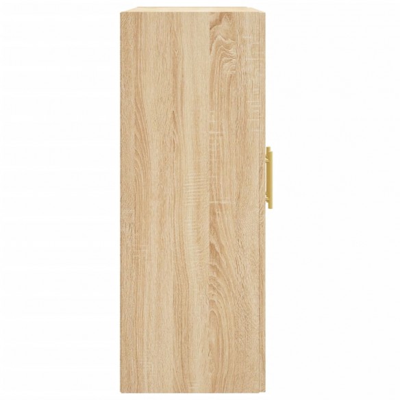 Armoire murale chêne sonoma 69,5x34x90 cm bois d'ingénierie