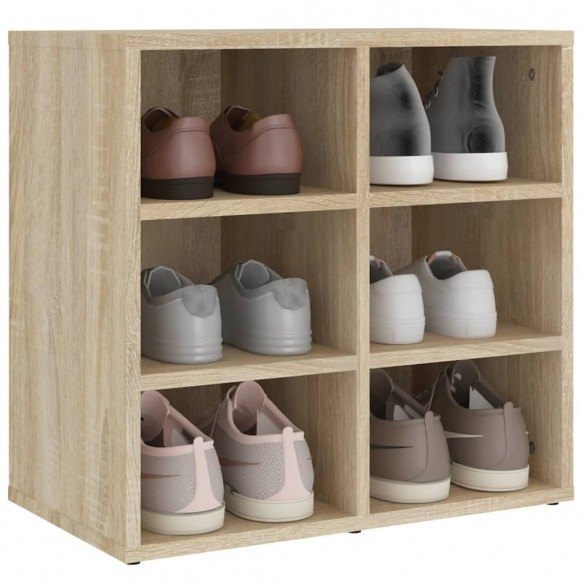 Armoire à chaussures Chêne Sonoma 52,5x30x50 cm