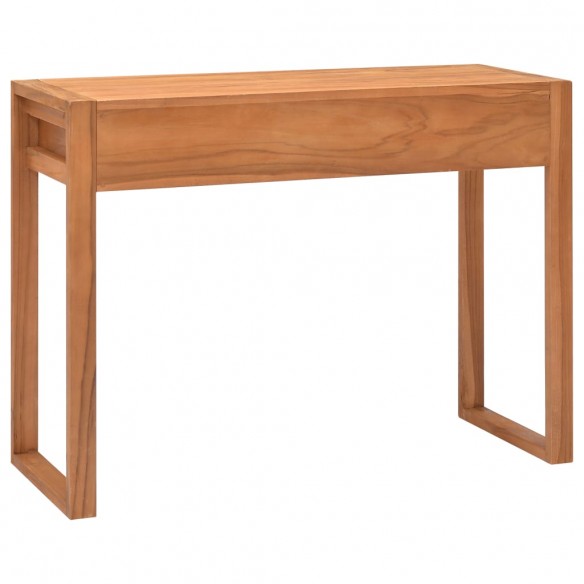 Bureau avec 2 tiroirs 100x40x75 cm Bois de teck