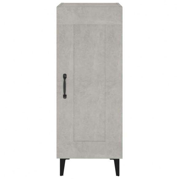 Buffet Gris béton 34,5x34x90 cm Bois d'ingénierie