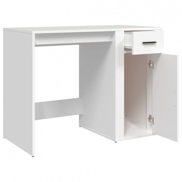 Bureau Blanc 100x49x75 cm Bois d'ingénierie