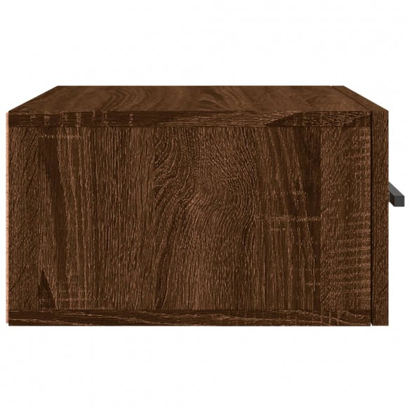 Tables de chevet murales 2 pcs chêne marron 35x35x20 cm