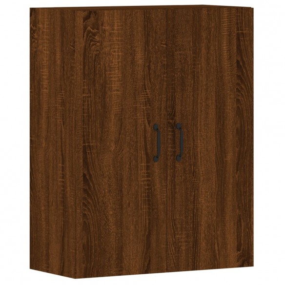 Armoires murales 2 pcs chêne marron bois d'ingénierie