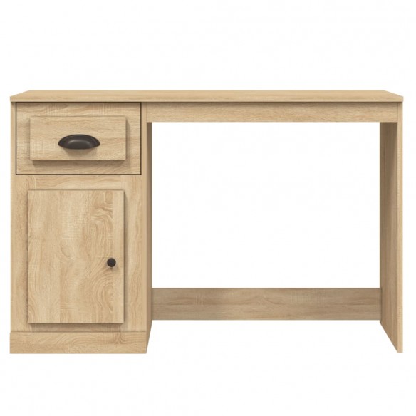 Bureau avec tiroir chêne sonoma 115x50x75 cm bois d'ingénierie