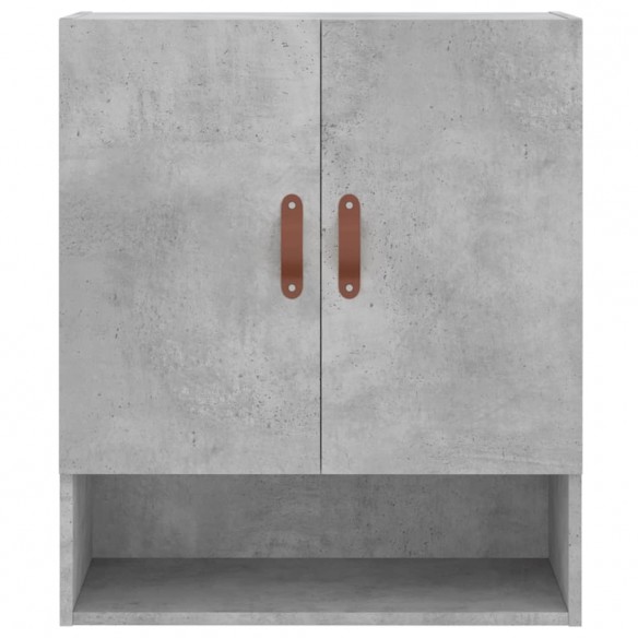 Armoire murale gris béton 60x31x70 cm bois d'ingénierie