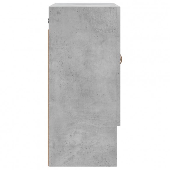 Armoire murale gris béton 60x31x70 cm bois d'ingénierie