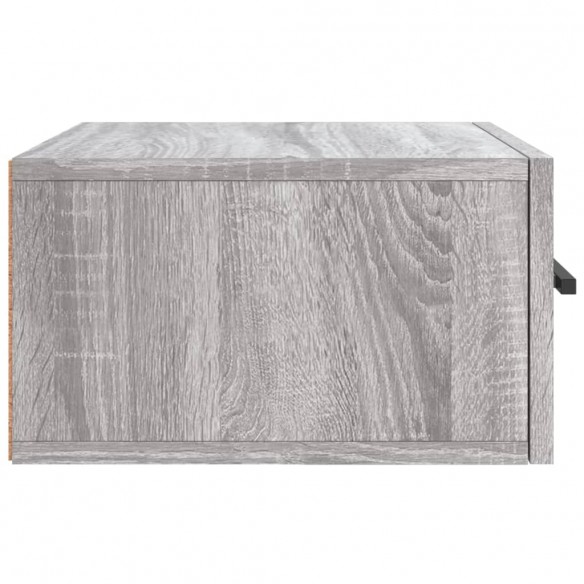 Tables de chevet murales 2 pcs sonoma gris 35x35x20 cm