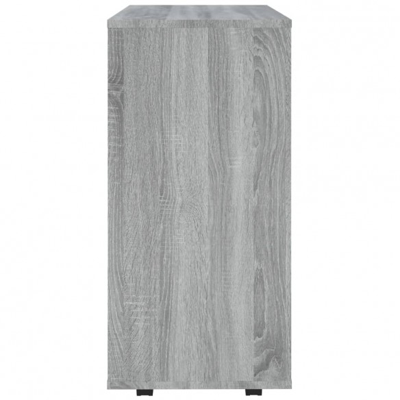 Armoire roulante Sonoma gris 60x35x75 cm Bois d'ingénierie