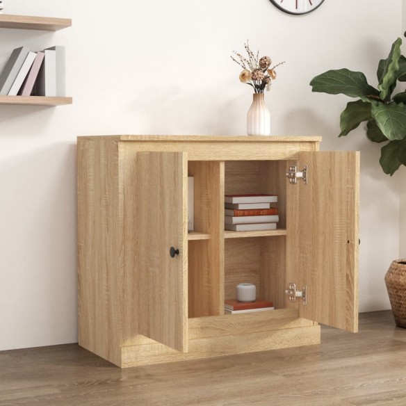 Buffet chêne sonoma 70x35,5x67,5 cm bois d'ingénierie