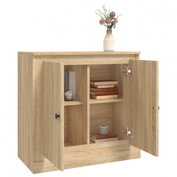 Buffet chêne sonoma 70x35,5x67,5 cm bois d'ingénierie