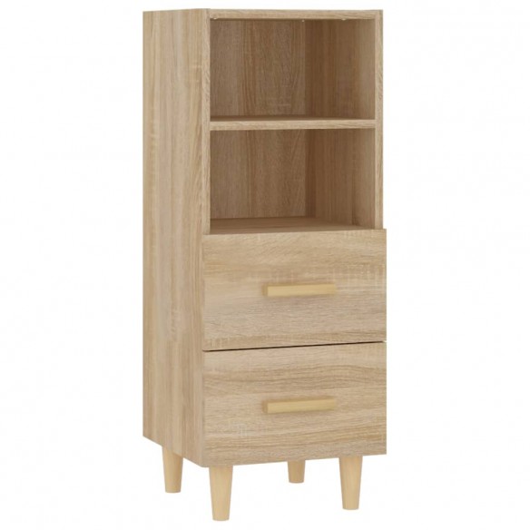 Buffet Chêne sonoma 34,5x34x90 cm Bois d'ingénierie