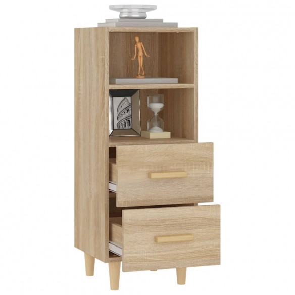 Buffet Chêne sonoma 34,5x34x90 cm Bois d'ingénierie