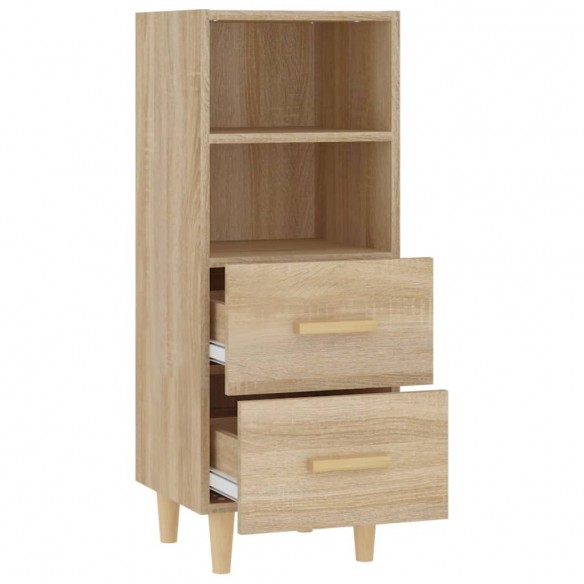 Buffet Chêne sonoma 34,5x34x90 cm Bois d'ingénierie