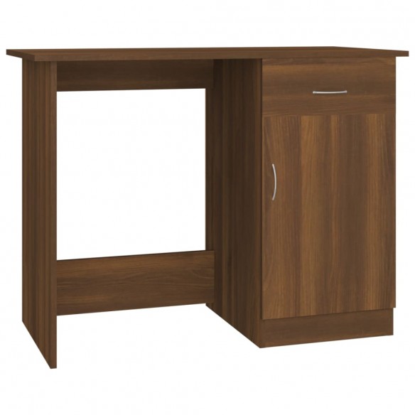 Bureau Chêne marron 100x50x76 cm Bois d'ingénierie