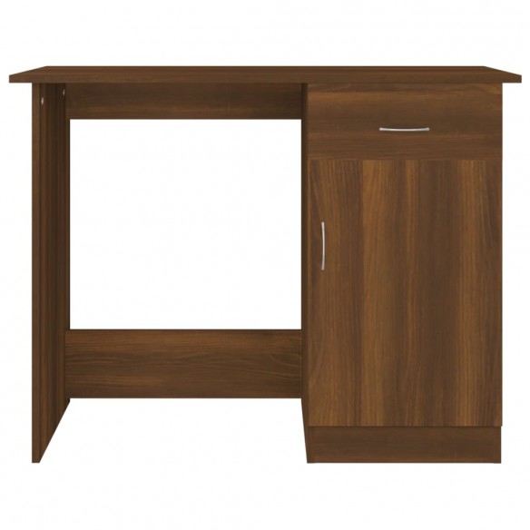 Bureau Chêne marron 100x50x76 cm Bois d'ingénierie