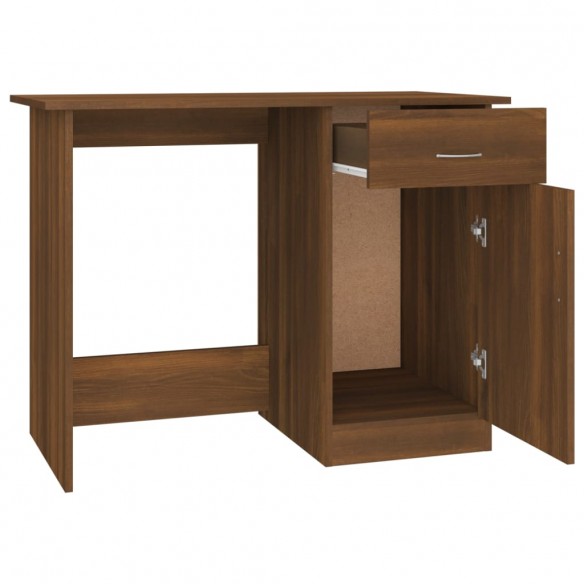 Bureau Chêne marron 100x50x76 cm Bois d'ingénierie