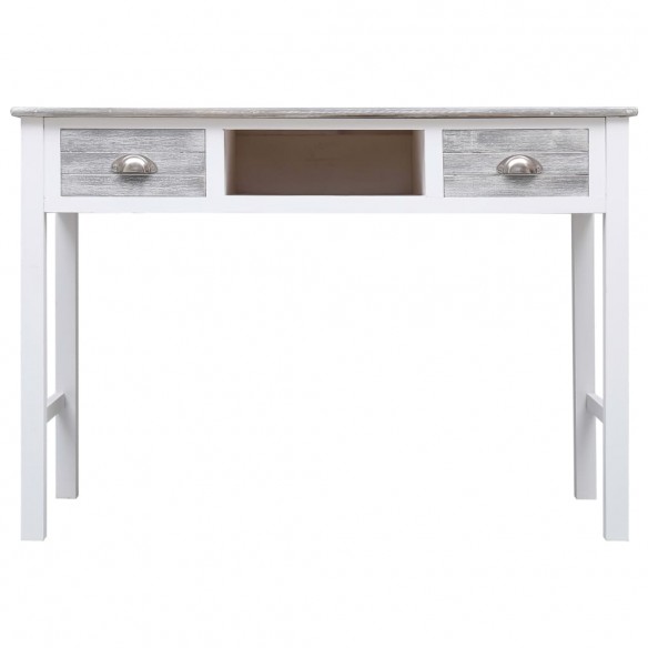 Bureau Gris 110x45x76 cm Bois