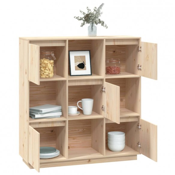 Buffet 110,5x35x117 cm Bois de pin massif