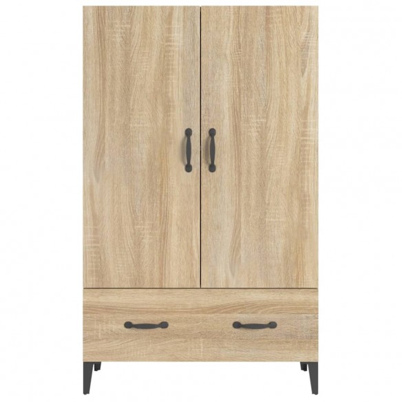 Buffet Chêne sonoma 70x31x115 cm Bois d'ingénierie