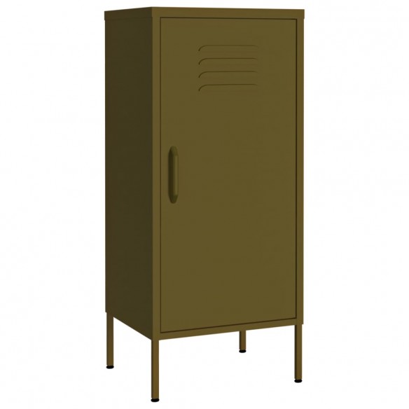 Armoire de rangement Vert olive 42,5x35x101,5 cm Acier