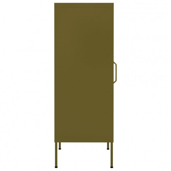 Armoire de rangement Vert olive 42,5x35x101,5 cm Acier