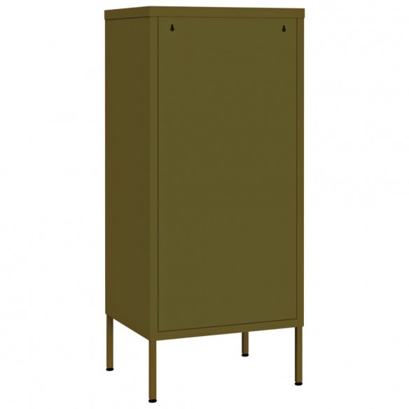 Armoire de rangement Vert olive 42,5x35x101,5 cm Acier