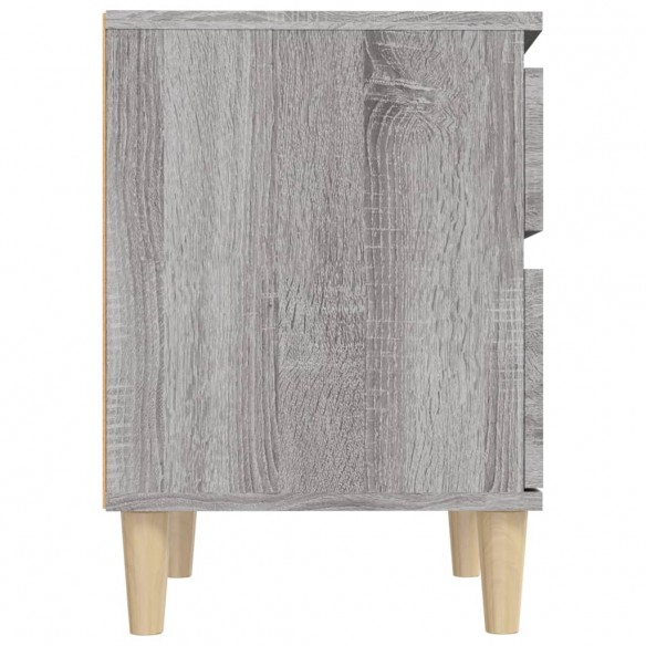 Table de chevet Sonoma gris 40x35x50 cm