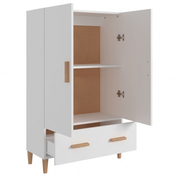 Buffet Blanc 70x31x115 cm Bois d'ingénierie