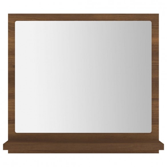 Miroir de bain Chêne marron 40x10,5x37 cm Bois d'ingénierie