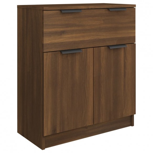 Buffet Chêne marron 60x30x70 cm Bois d'ingénierie