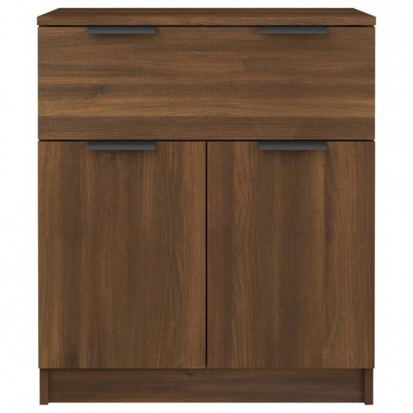 Buffet Chêne marron 60x30x70 cm Bois d'ingénierie