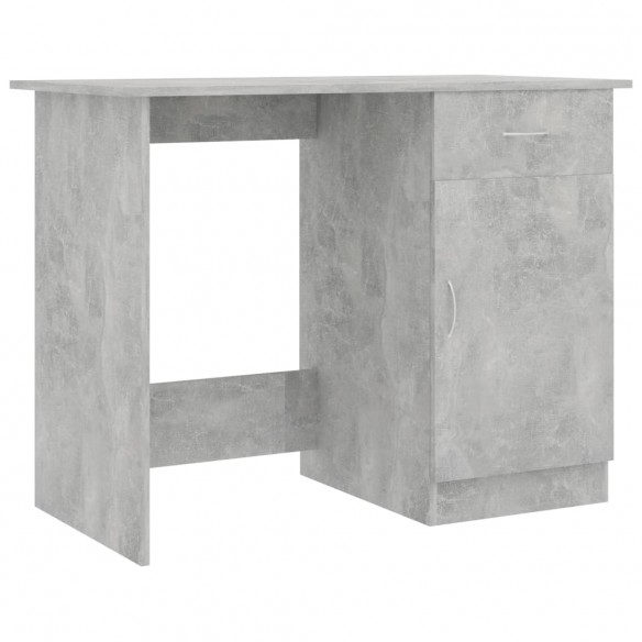 Bureau Gris béton 100 x 50 x 76 cm Aggloméré