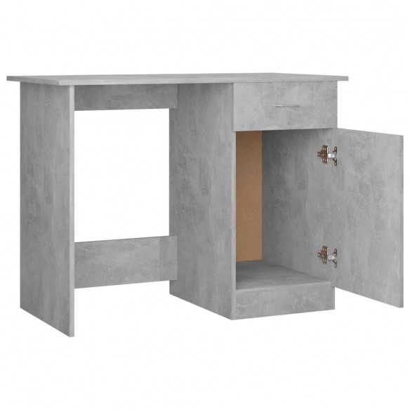 Bureau Gris béton 100 x 50 x 76 cm Aggloméré