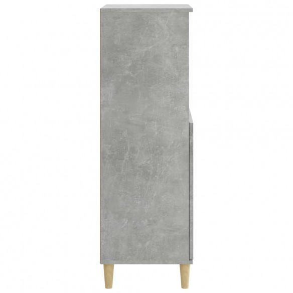 Buffet haut Gris béton 60x36x110 cm Bois d'ingénierie