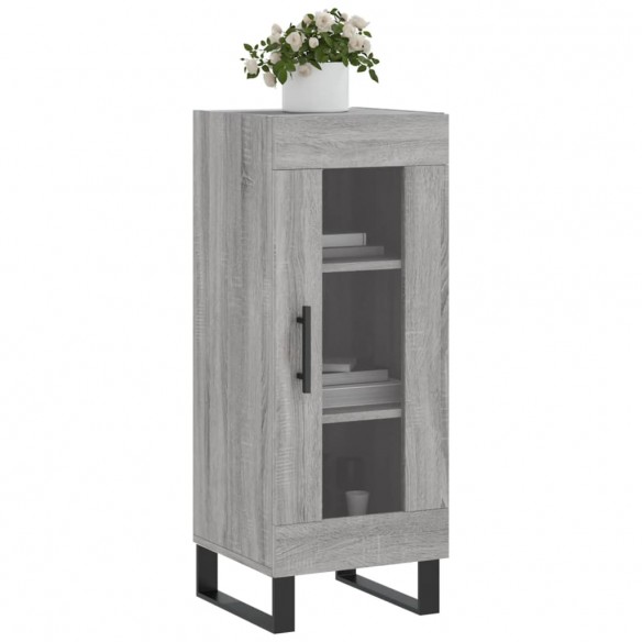 Buffet Sonoma gris 34,5x34x90 cm Bois d'ingénierie