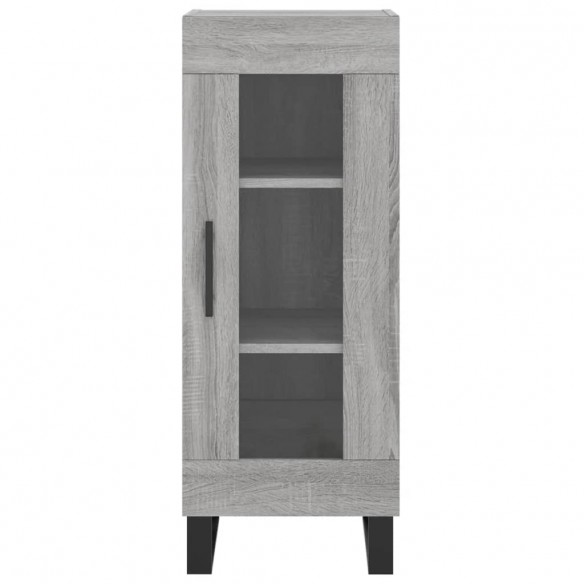 Buffet Sonoma gris 34,5x34x90 cm Bois d'ingénierie